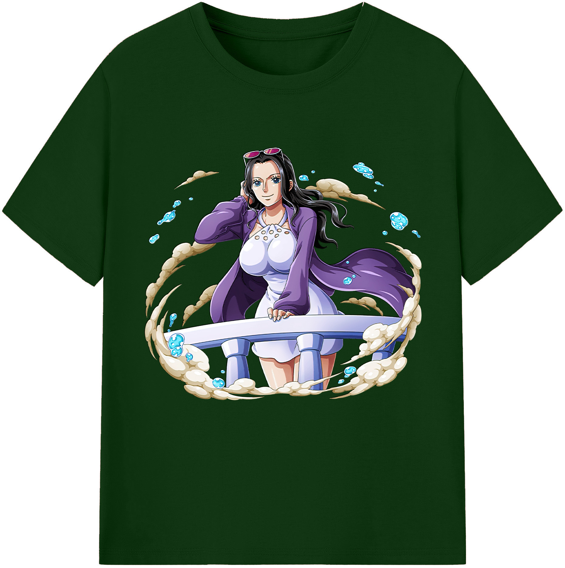 ワンピース ニコ・ロビン ONE PIECE Nico Robin 綿100％半袖Tシャツ（フロントプリント）